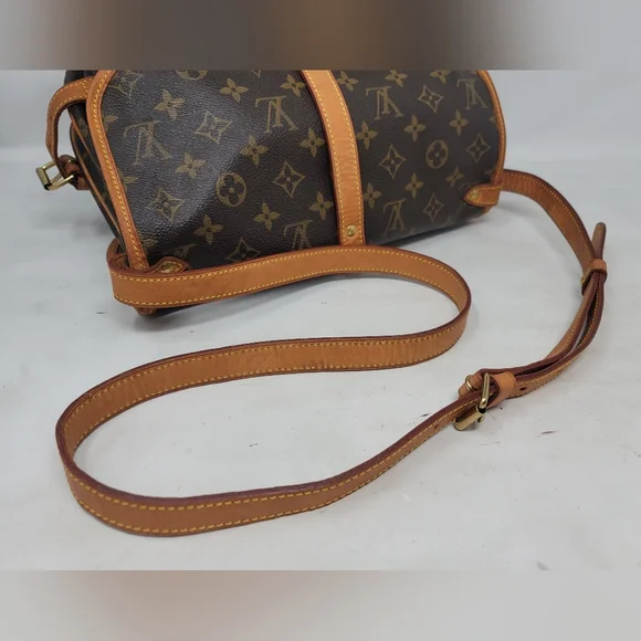 Louis Vuitton Saumur 30 Monogram Canvas Shoulder Crossbody Hand Bag Vintage Auth - Picture 6 of 13